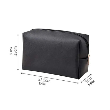 Large capacity portable travel storage cosmetic toiletry bag