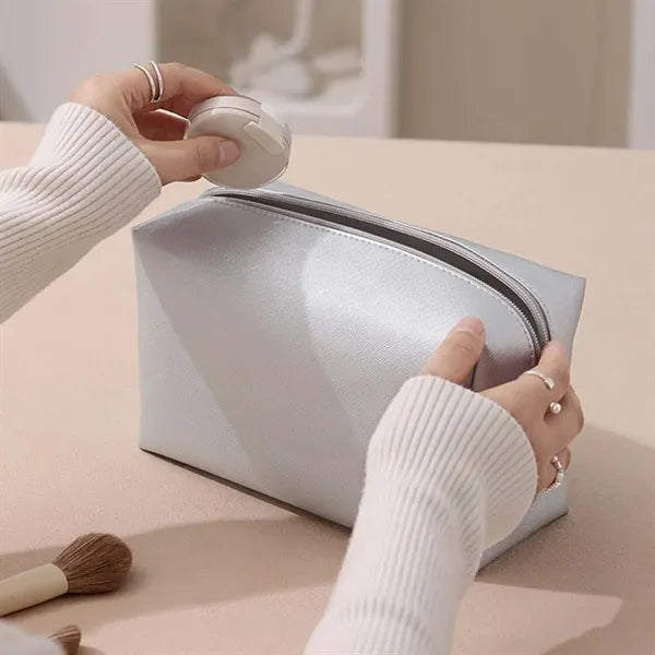 Large capacity portable travel storage cosmetic toiletry bag