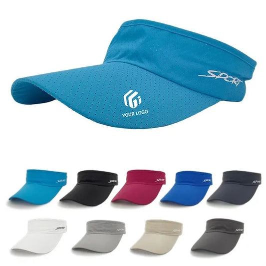 Unisex outdoor camping sports travel golf mesh sun visor hat