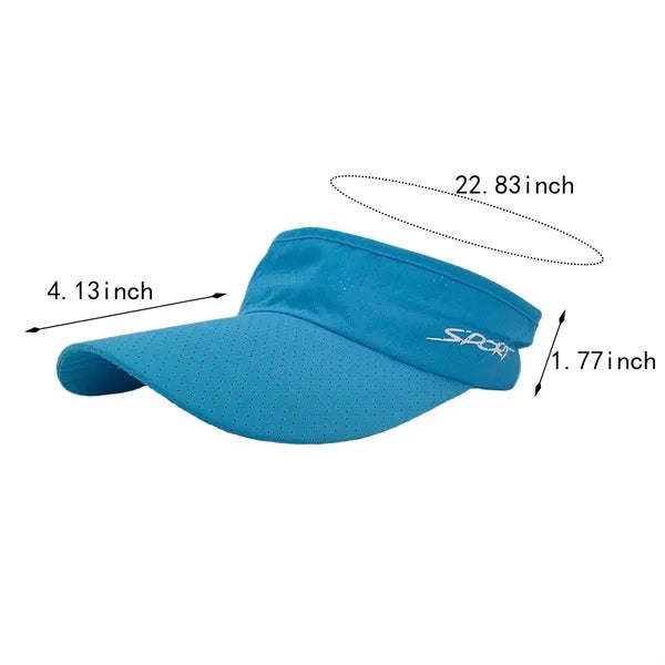 Unisex outdoor camping sports travel golf mesh sun visor hat