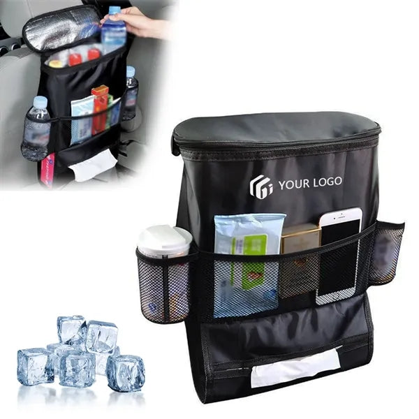 Multi-Pocket Travel Storage Bag Car Seat Back Organizer