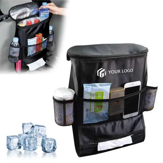 Multi-Pocket Travel Storage Bag Car Seat Back Organizer