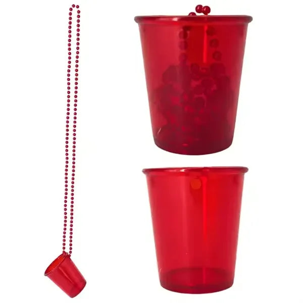 Shot Glass Beaded Necklace