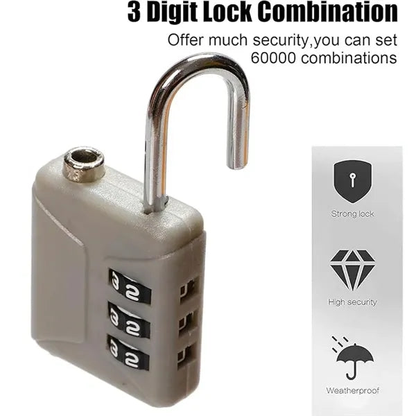 Ultra-light cabinet luggage mini mechanical password padlock