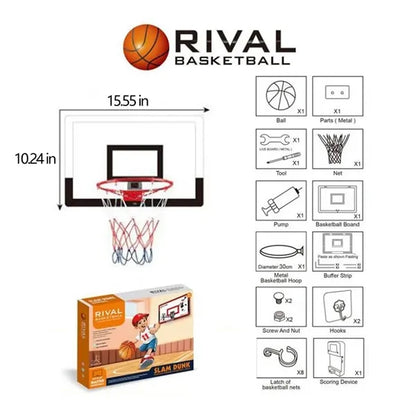 Indoor Mini Hoop Basketball with Electronic Scoreboard