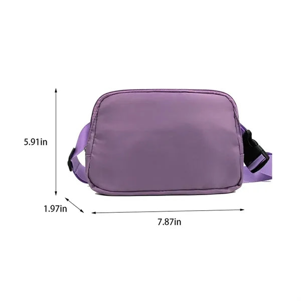 Leisure outdoor sports running cycling crossbody waist bag