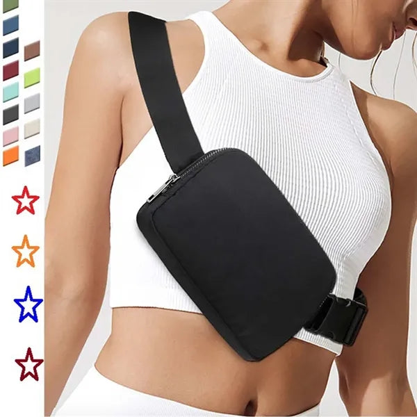 Leisure outdoor sports running cycling crossbody waist bag