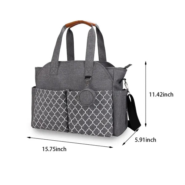 Large capacity travel hospital mommy bag baby diaper tote
