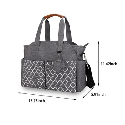 Large capacity travel hospital mommy bag baby diaper tote