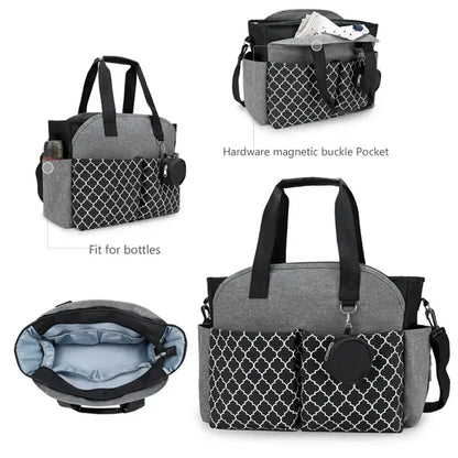 Large capacity travel hospital mommy bag baby diaper tote