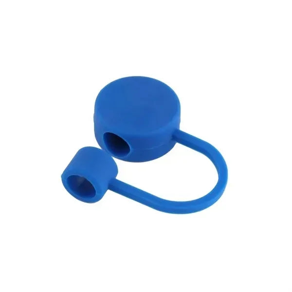 Round Silicone Straw Topper