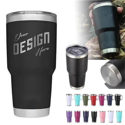 Stainless Steel Insulated Mug With Handle 30oz