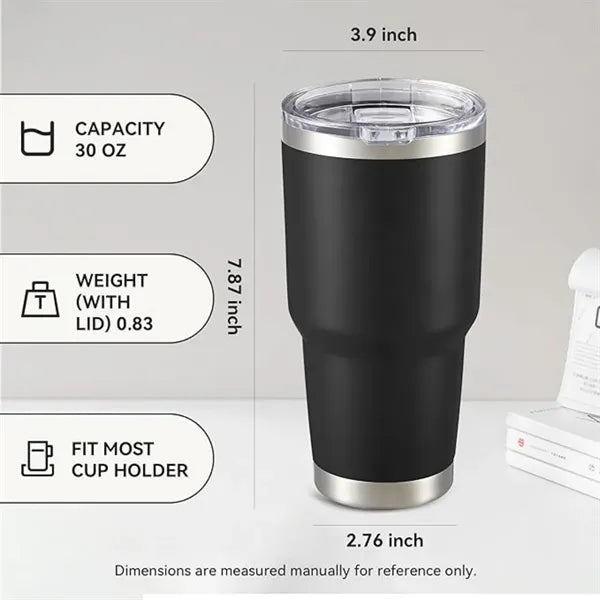 Stainless Steel Insulated Mug With Handle 30oz