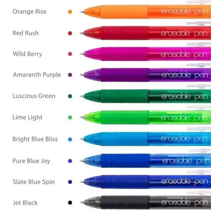 Erasable Refillable Retractable Gel Ink Pen