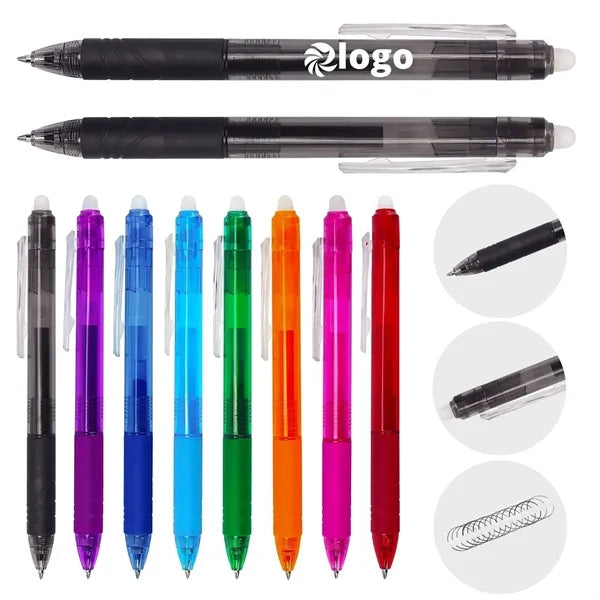 Erasable Refillable Retractable Gel Ink Pen