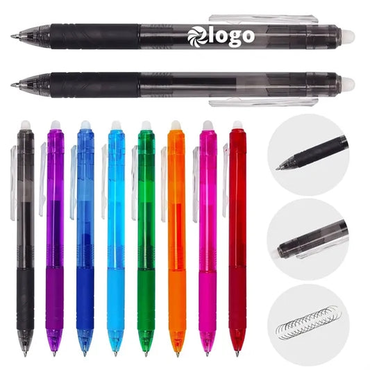 Erasable Refillable Retractable Gel Ink Pen