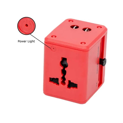 Multifunction Travel Power Outlet with Built USB Ports