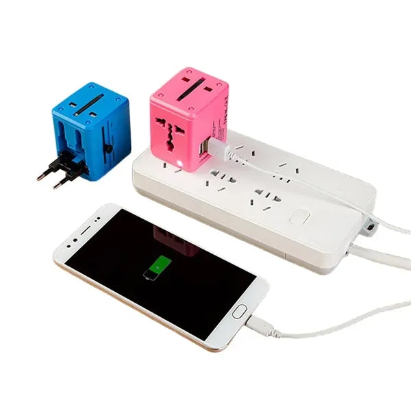 Multifunction Travel Power Outlet with Built USB Ports