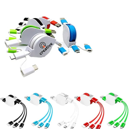 Retractable 3-in-1 Fast Charging Cable