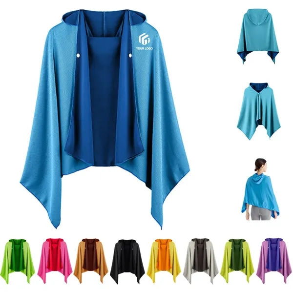Gym UV sun protection quick-dry cooling neck hooded towels