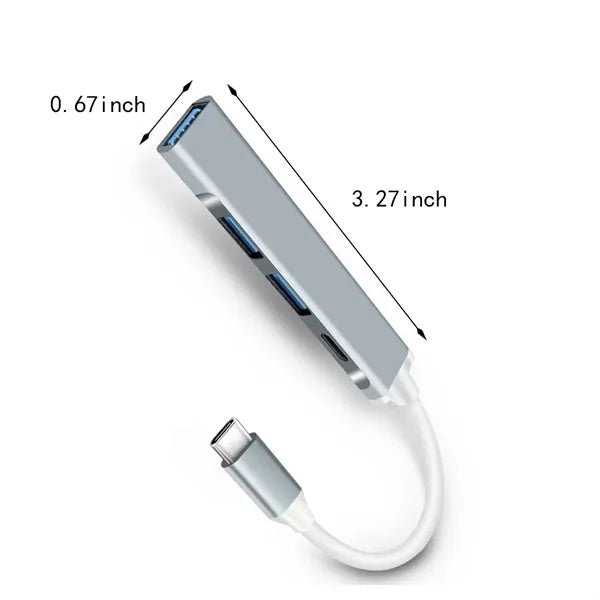 Portable Multiport Adapter Port Splitter Expander USB Hub