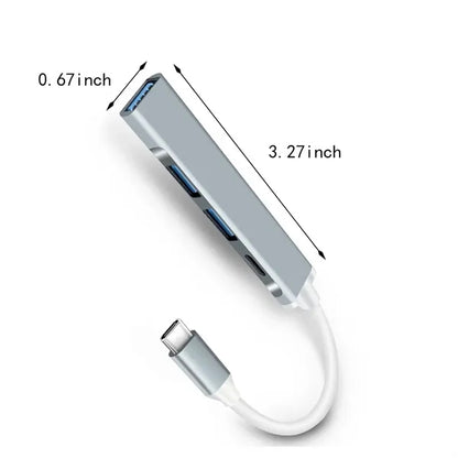 Portable Multiport Adapter Port Splitter Expander USB Hub