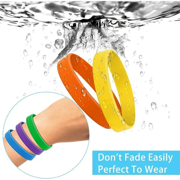 Party favors game sports adult silicone bracelets wristbands