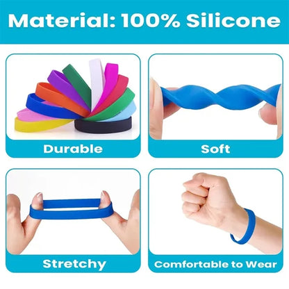 Party favors game sports adult silicone bracelets wristbands