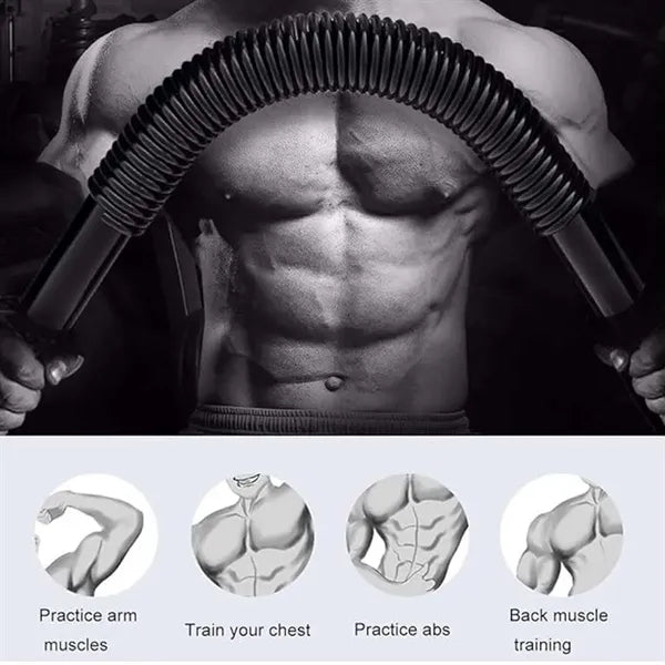 Fitness Exercise Chest Expansion Spring Arm Strength Bar