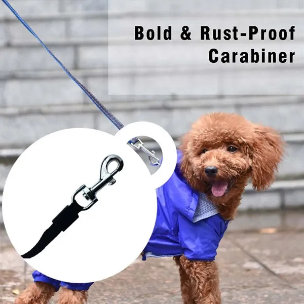 Pet items anti-slip retractable dog leash with flashlight