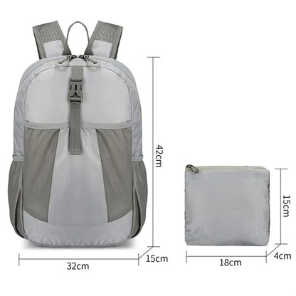 Foldable Ultralight Nylon Travel Backpack