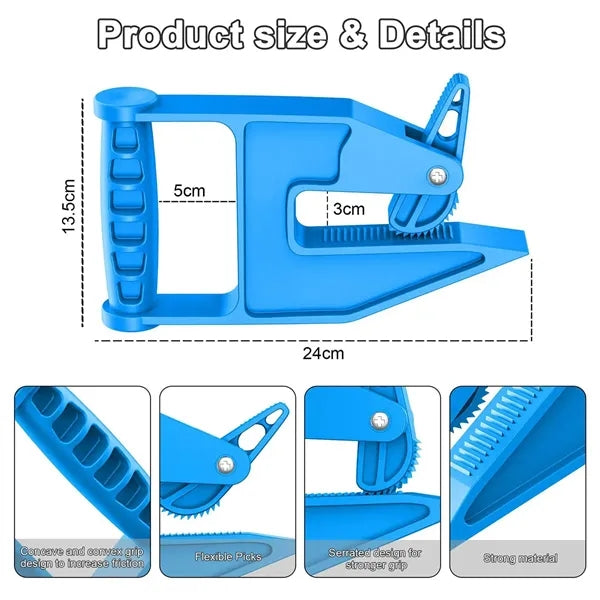 Hands-Free Mat Pad Handling Clamp Tool
