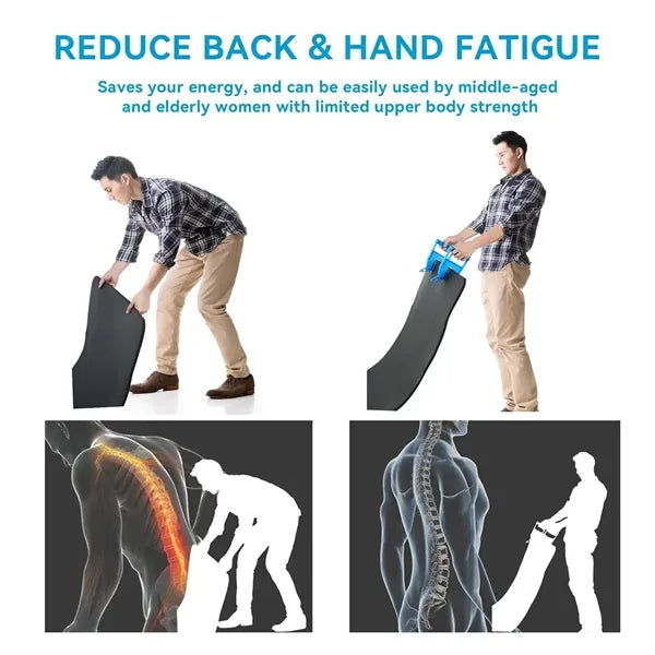 Hands-Free Mat Pad Handling Clamp Tool