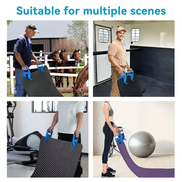 Hands-Free Mat Pad Handling Clamp Tool