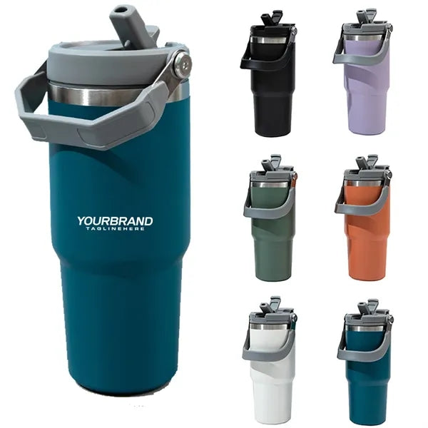 20oz Insulated Tumbler with Handle & Lid
