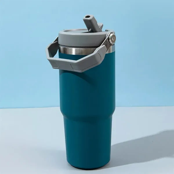 20oz Insulated Tumbler with Handle & Lid