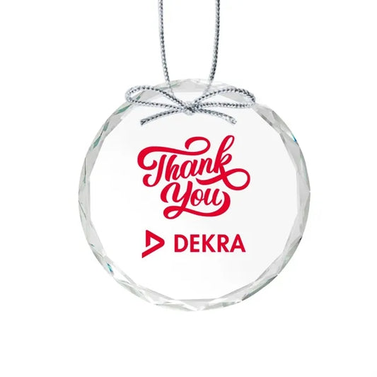 Optical Ornament - Round Imprinted