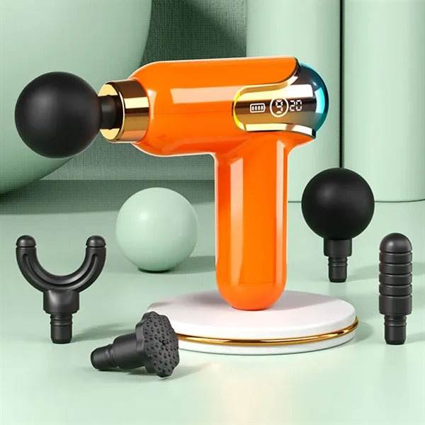 Rechargeable Mini Massage Gun with Display