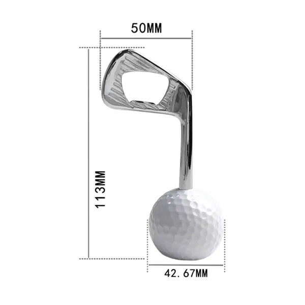 Golf Club Bottle Opener with Ball Base