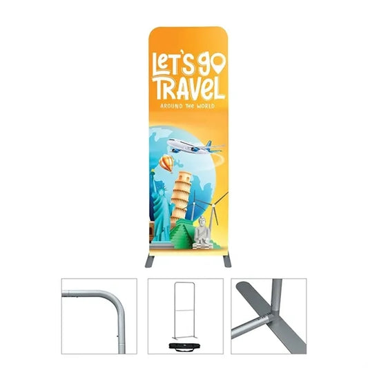 DisplaySplash Single Sided Fabric Floor Banner - 31  1/2"...