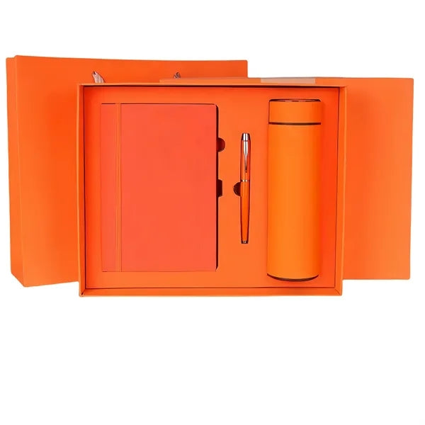 Business Gift Set With Notebook Pen Tumbler And Bag