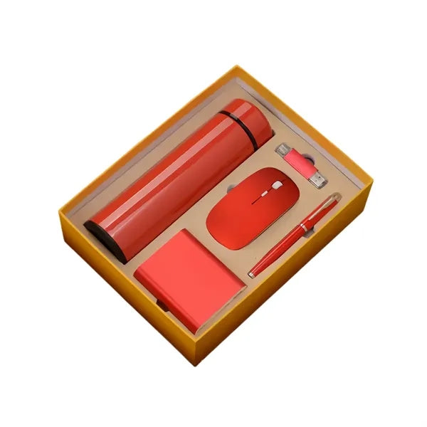 Business Gift Set Bottle Wireless Mouse Pen USB Drive
