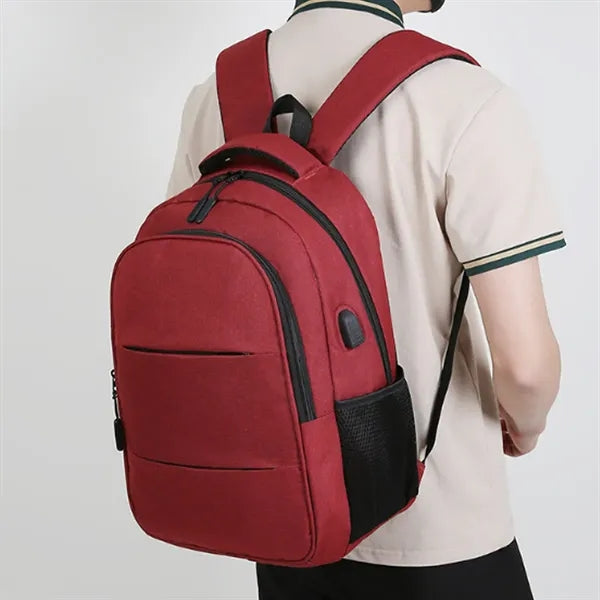 20L Travel & Commuter Backpack with USB Charging Port