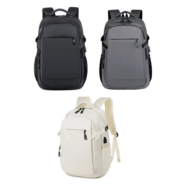 20L Modern Business & Travel Laptop Backpack with USB Port