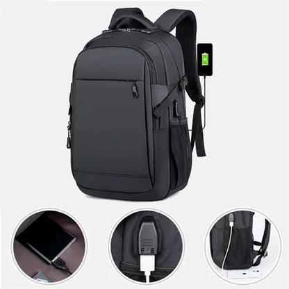 20L Modern Business & Travel Laptop Backpack with USB Port