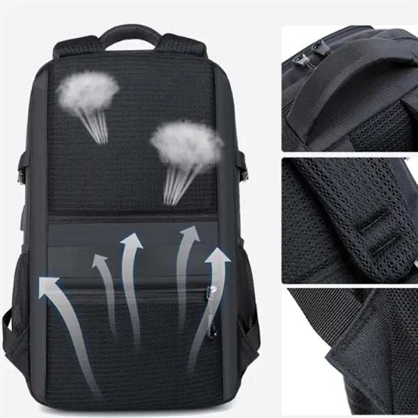 20L Modern Business & Travel Laptop Backpack with USB Port