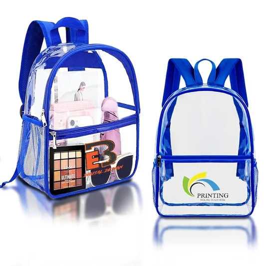 Heavy Duty Multi-Compartment PVC Transparent Backpack