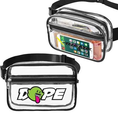 2 Pocket Clear Fanny Pack