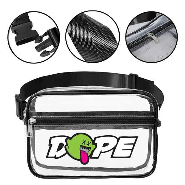 2 Pocket Clear Fanny Pack
