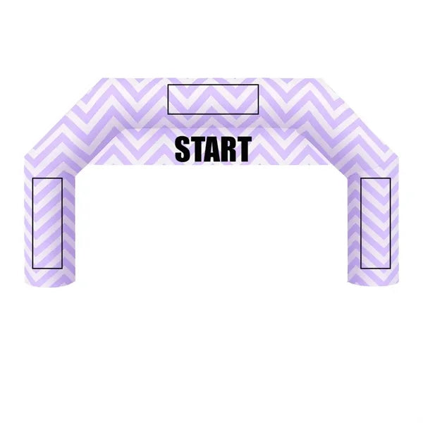 20' Continuous Air Blown Inflatable Arch (Dye Sublimation)